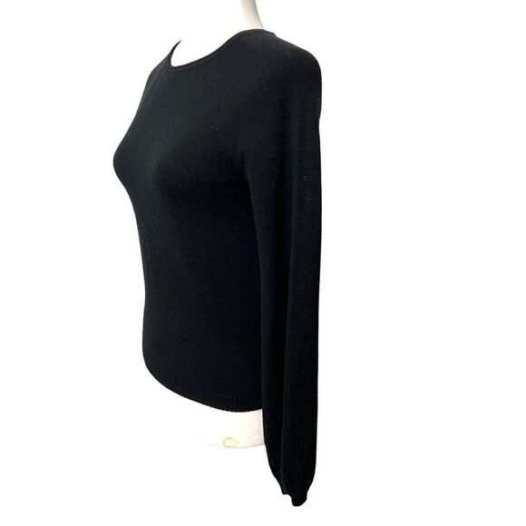 CO Essential Women's Black Crewneck Cashmere Sweater Size XL - Picture 4 of 13